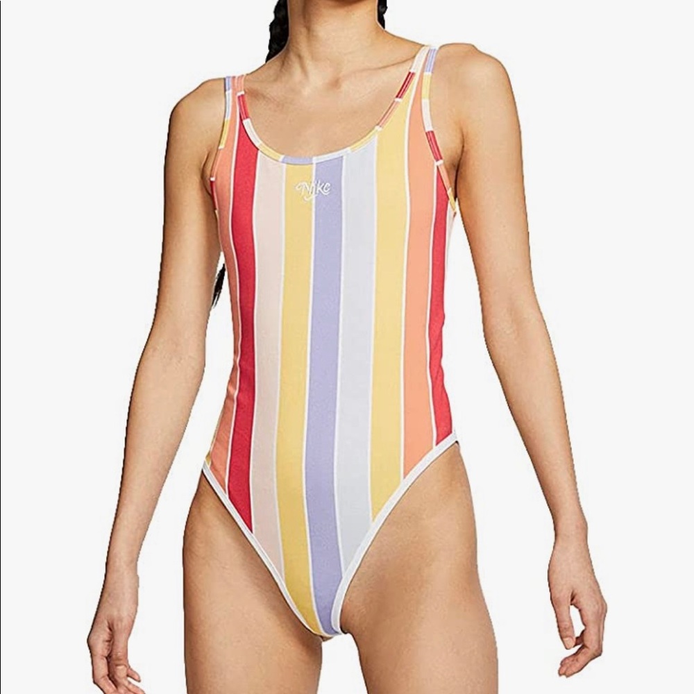 Nike Women's Retro Femme Striped Bodysuit